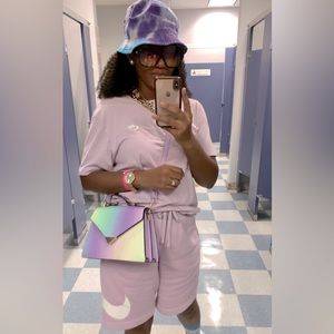 Nike lavender short set